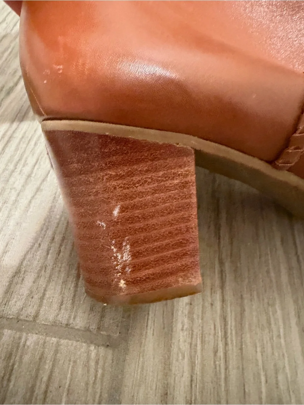 Jack Rogers Chestnut Brown Leather Ankle Booties